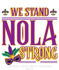 Mardi Gras New Orleans 2025 Funny Stand Nola Strong T-Shirt