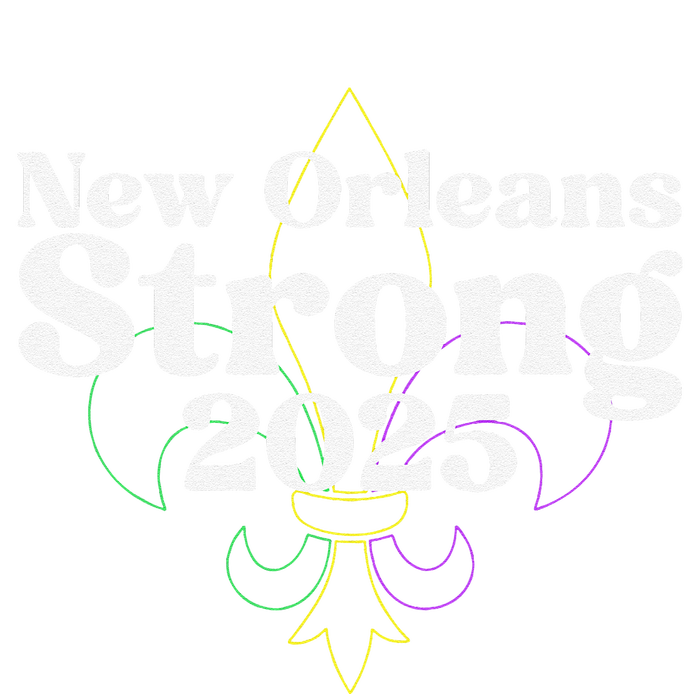 Nola Strong 2025 New Orleans Support T-Shirt