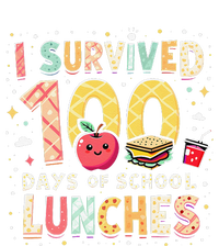 100 Days Of Lunch Woman School Cafeteria Worker Lunch Lady Gift T-Shirt