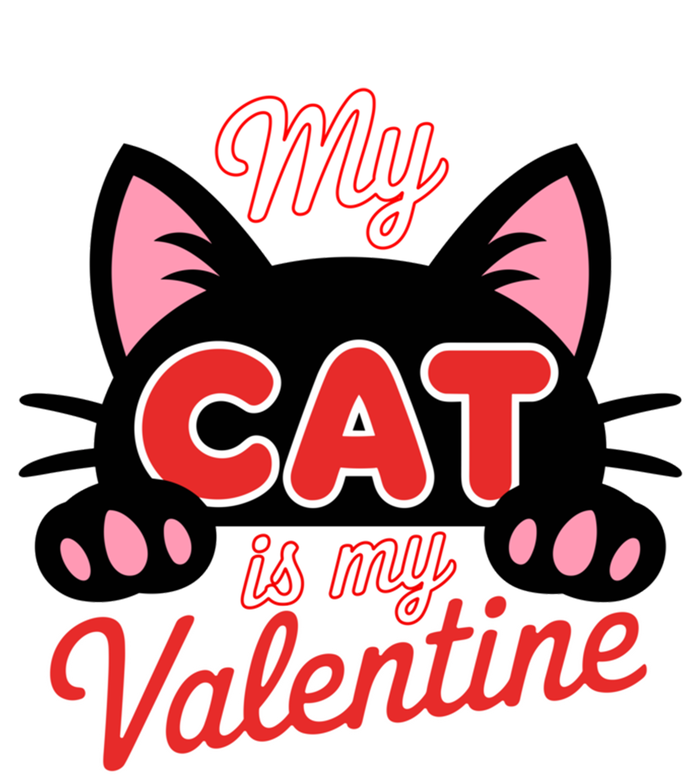 My Cat Is My Valentine Cat Lover Cool Gift Kids Long Sleeve Shirt