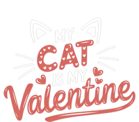 My Cat Is My Valentine Rotic Cat Lover Hearts Valentine’S Gift Pom Pom 12in Knit Beanie