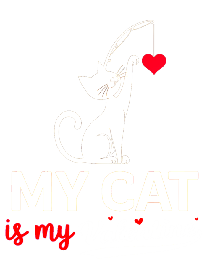 My Cat Is My ValentineS Greetings My Cat Is My Valentine Gift V-Neck T-Shirt