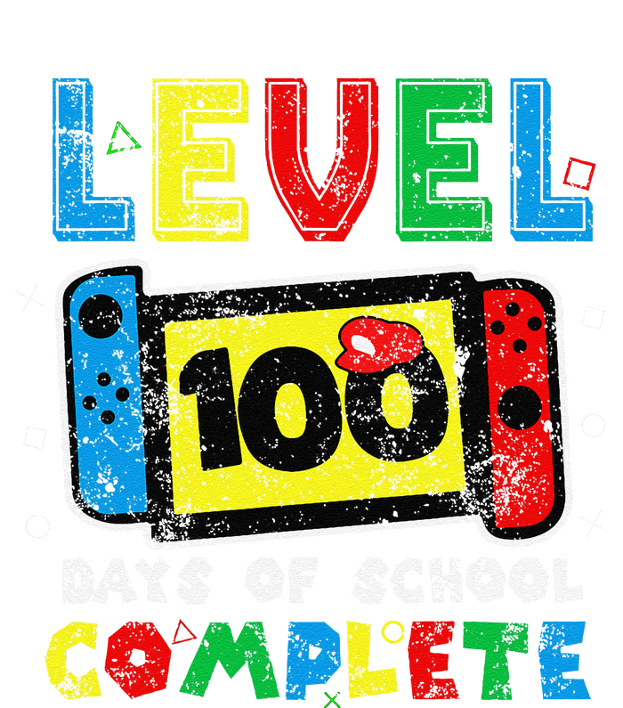 Level 100 Days Of School Complete Gamer Video Games T-Shirt