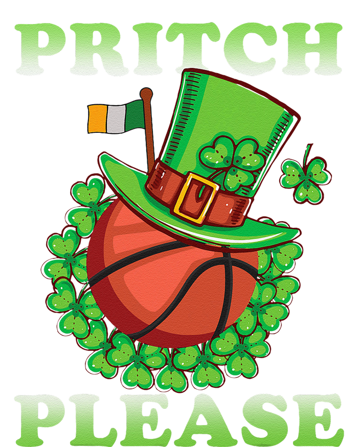 Pritch Please Funny Basketball St PatrickS Day T-Shirt