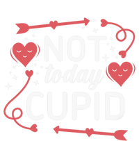 Not Today Cupid Funny Gift Women's Flannel Pajama Set