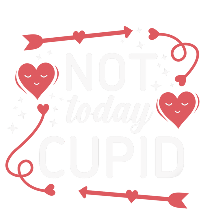 Not Today Cupid Funny Gift Women's Flannel Pajama Set