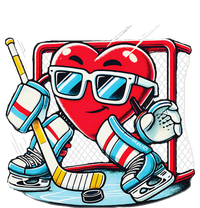 Heart Playing Hockey Goalie ValentineS Day Gift T-Shirt