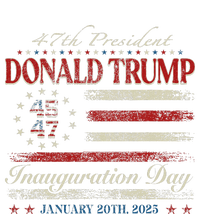 President Donald Trump 45 47 Inauguration Day 2025 Usa Flag T-Shirt