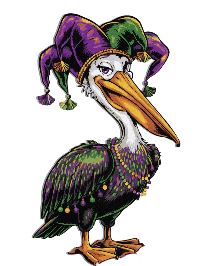 Mardi Gras Pelican Louisiana Parade Animal Lover Gift T-Shirt