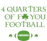 4 Quarters Of F You Football Clover Kids Tie-Dye T-Shirt