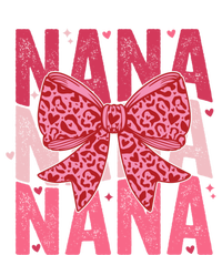 Retro Nana ValentineS Day Heart Coquette Bow Matching Cute Gift T-Shirt