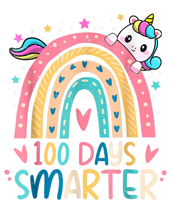 100 Days Smarter Unicorn 100th Day Of School T-Shirt