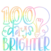 100 Days Brighter Student Happy 100th Day Of School Tie Dye T-Shirt