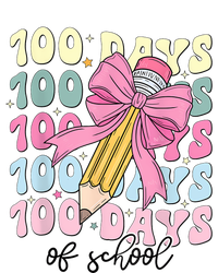 100 Days Of School Girl Coquette Bow 100th Day Of School T-Shirt