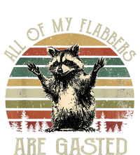 All Of My Flabbers Are Gasted Raccoon Meme Vintage Retro T-Shirt