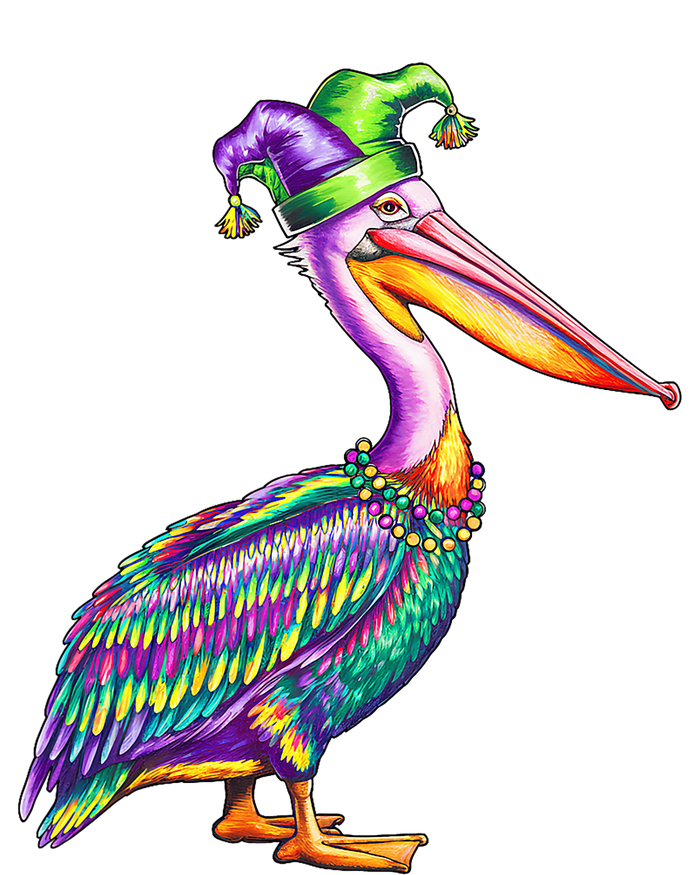 Pelican Mardi Gras Carnival Animal Lover T-Shirt