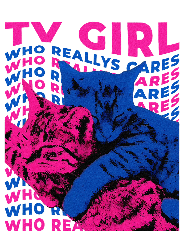 Tv Girl Album Frenchs Exit Who Really Cares Cat Tv Girl Gift Tall Long Sleeve T-Shirt