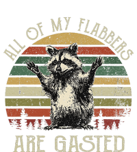 All Of My Flabbers Are Gasted Raccoon Meme Vintage Retro Women's Fleece Hoodie