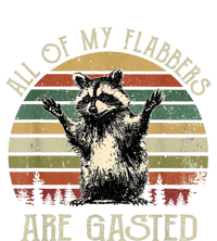 All Of My Flabbers Are Gasted Raccoon Meme Vintage Retro T-Shirt