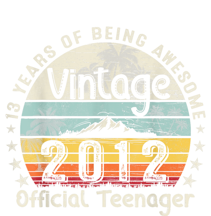 13 Yr Old Gifts Vintage 2012 Teenager 13th Birthday Button