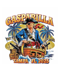 Trump Gasparilla Tampa Fl 2025 Pirate Festival Cropped Pullover Crew