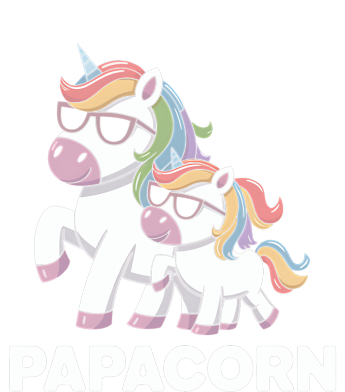 Papacorn Unicorn Dad FatherS Day Gift Funny Cute Rainbow Cute Gift T-Shirt