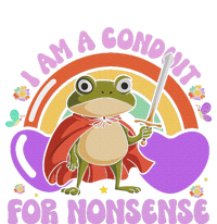 I Am A Conduit For Nonsense Funny Frog Knight Toddler Hoodie