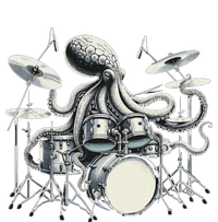 Octopus Playing Drums Drummer T-Shirt