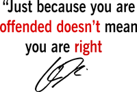 Freedom Offended Does't Mean Your Right Charlie Kirk Front & Back Women's Tank Top thumb 7
