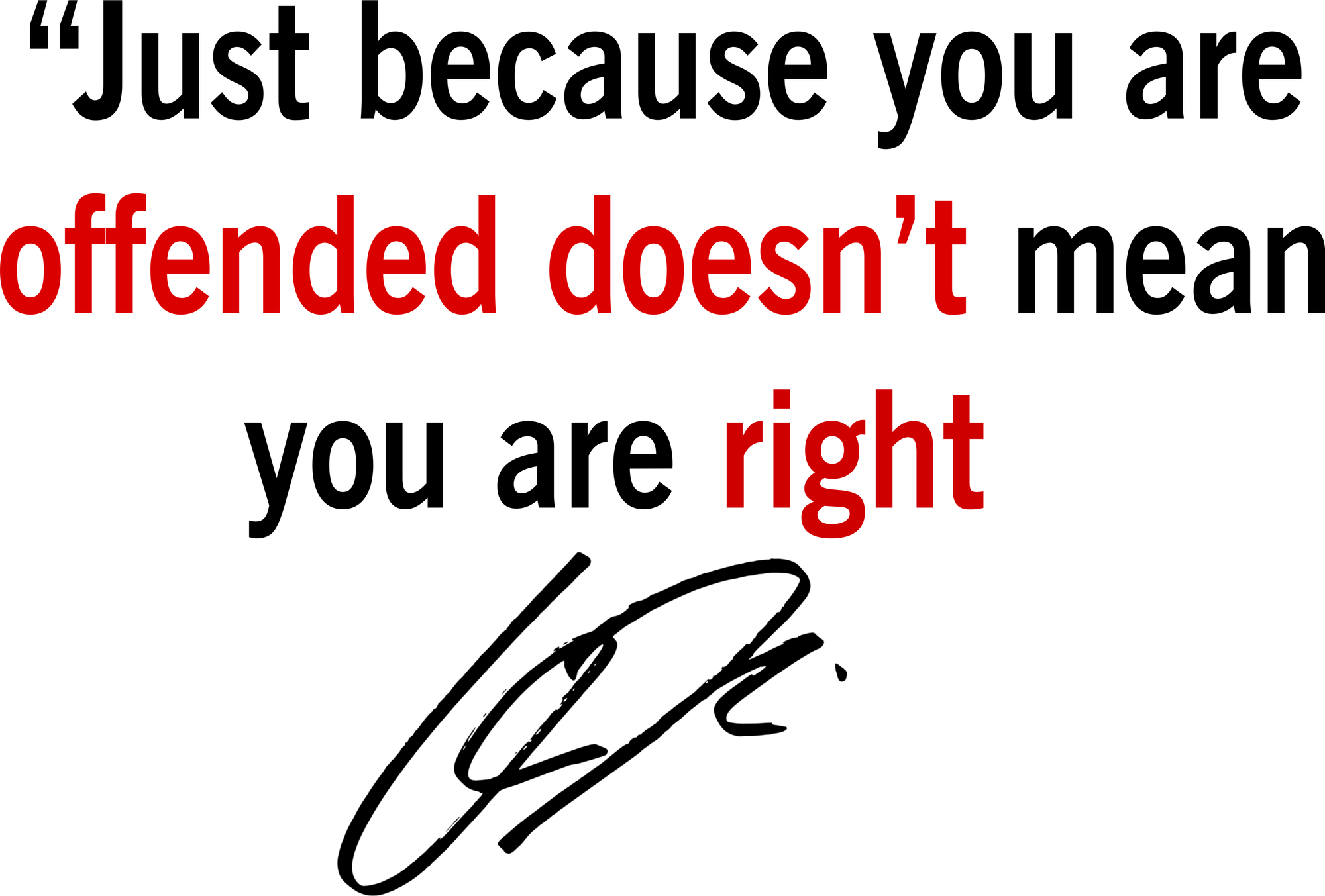 Freedom Offended Does't Mean Your Right Charlie Kirk Front & Back Women's Tank Top
