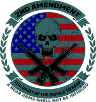 2nd Amendment Front And Back Design Tall T-Shirt