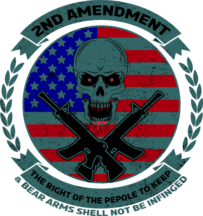 2nd Amendment Front And Back Design Tall T-Shirt