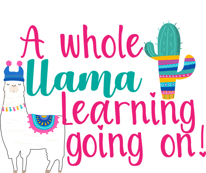 Learning Llama Sustainable Knit Beanie