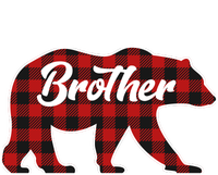 Family Christmas Matching Plaid Brother Bear Kids Hoodie