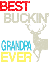 Vintage Best Buckin Grandpa Hunting Coaster