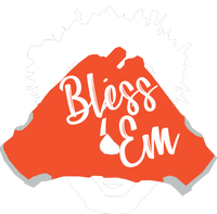 Bless 'Em Browns Football Saying Pom Pom 12in Knit Beanie