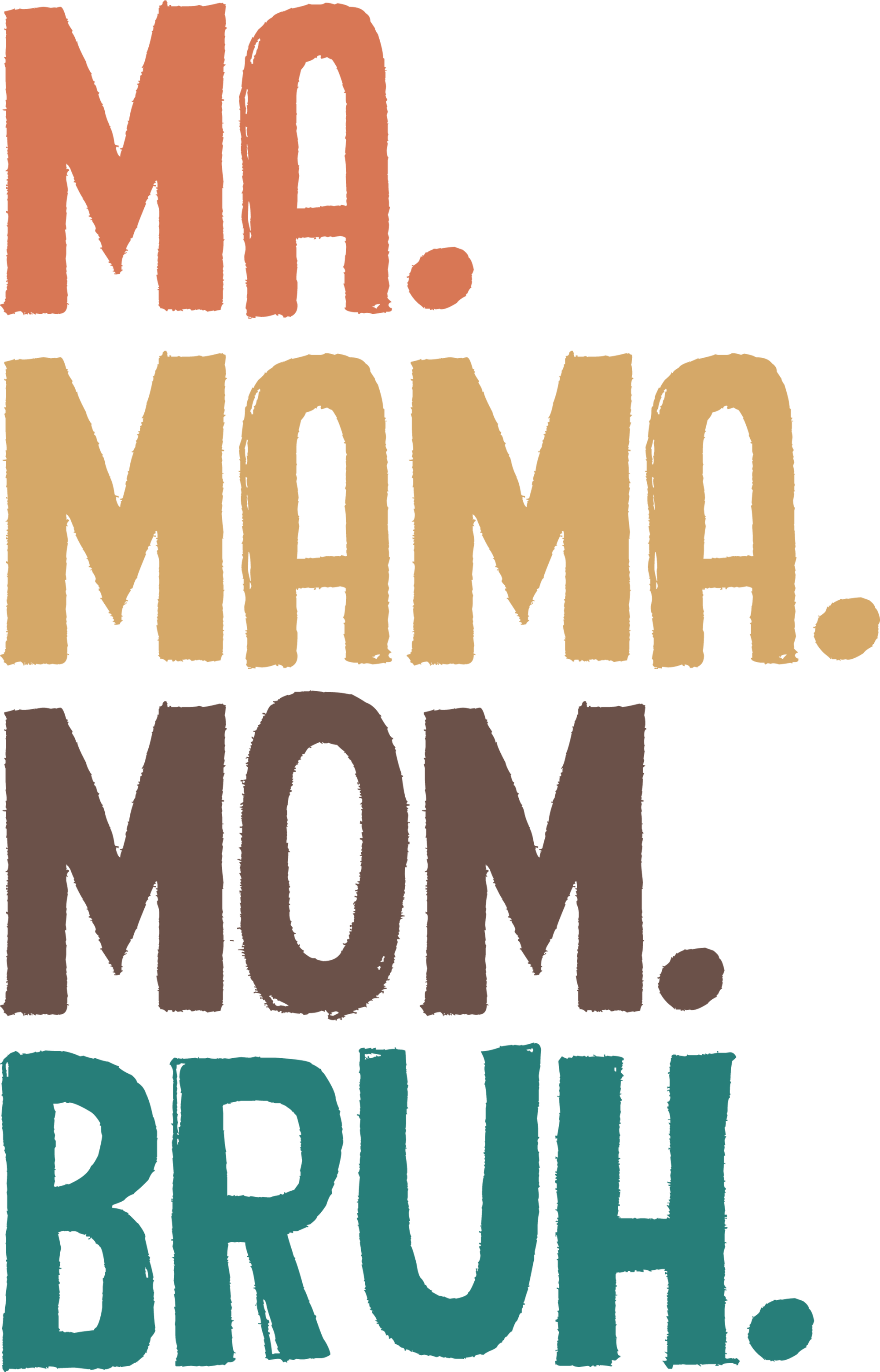 Boy Mom Ma Mama Bruh Funny Front & Back Santa Hat