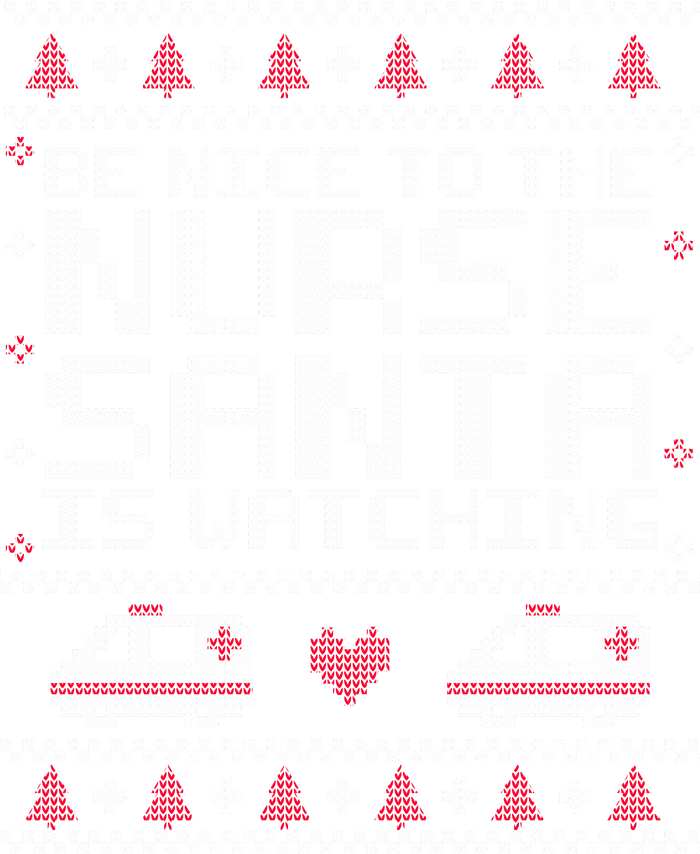 Be Nice To The Nurse Santa Is Watching Toddler T-Shirt