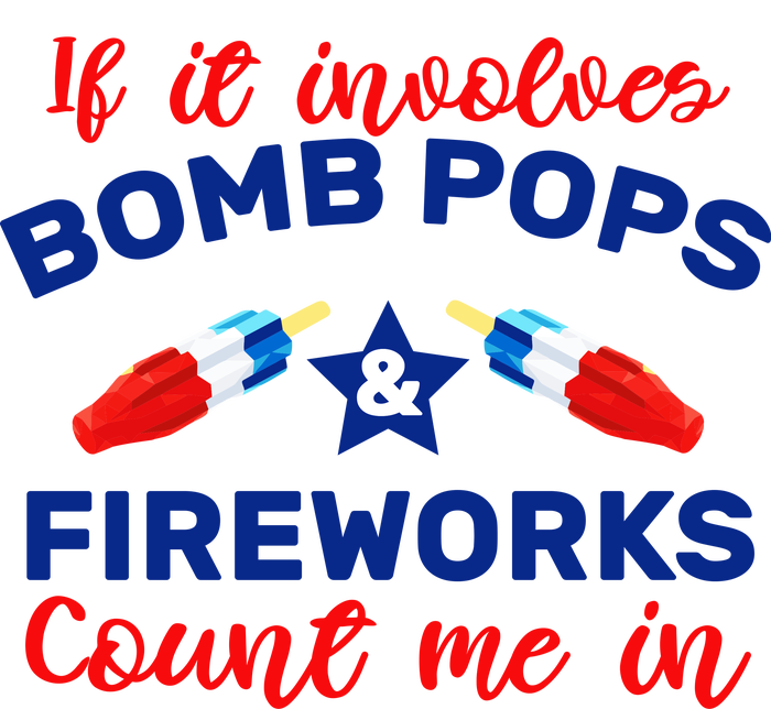 Bomb Pops And Fireworks Sustainable Bucket Hat