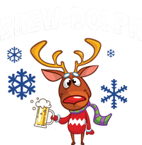 Brew-Dolph Christmas Reindeer Women's V-Neck T-Shirt