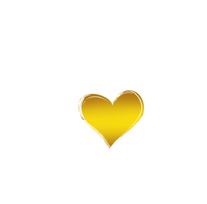 Big Sister Golden Arrow Heart Metallic Star Ornament