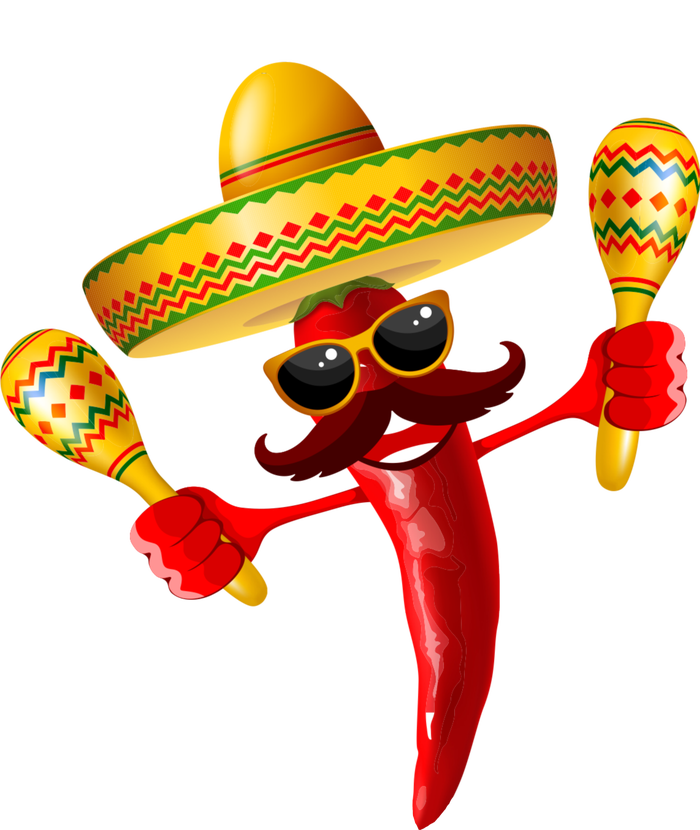 Cinco De Mayo Chili Pepper Dancing Moustache Mexican Softstyle Adult Sport Polo