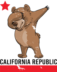 Dabbing California Republic Bear Kids Hoodie