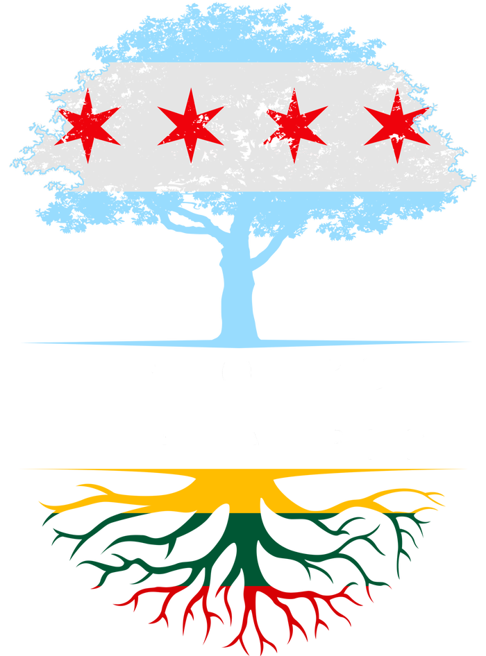 Chicago Grown With Lithuanian Roots Poster