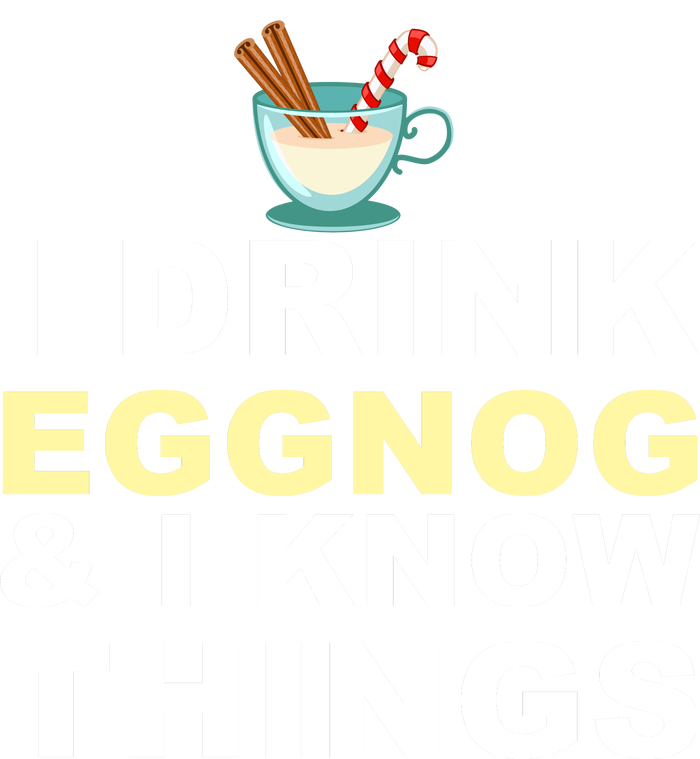 I Drink Eggnog And Know Things 16 in Basic Backpack