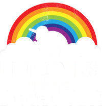 Unicorns Are Born In December Rainbow Retro T-Shirt