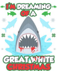 Dreaming of a Great White Shark Ugly Christmas Tall Long Sleeve T-Shirt