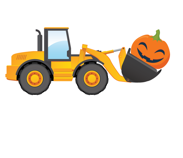 Cute I'm Digging Halloween Tractor T-Shirt