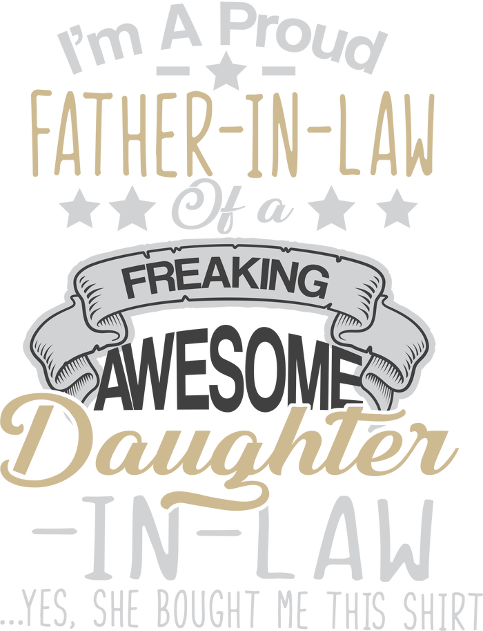 Proud Father In Law Of A Awesome Daughter-In-Law Toddler T-Shirt