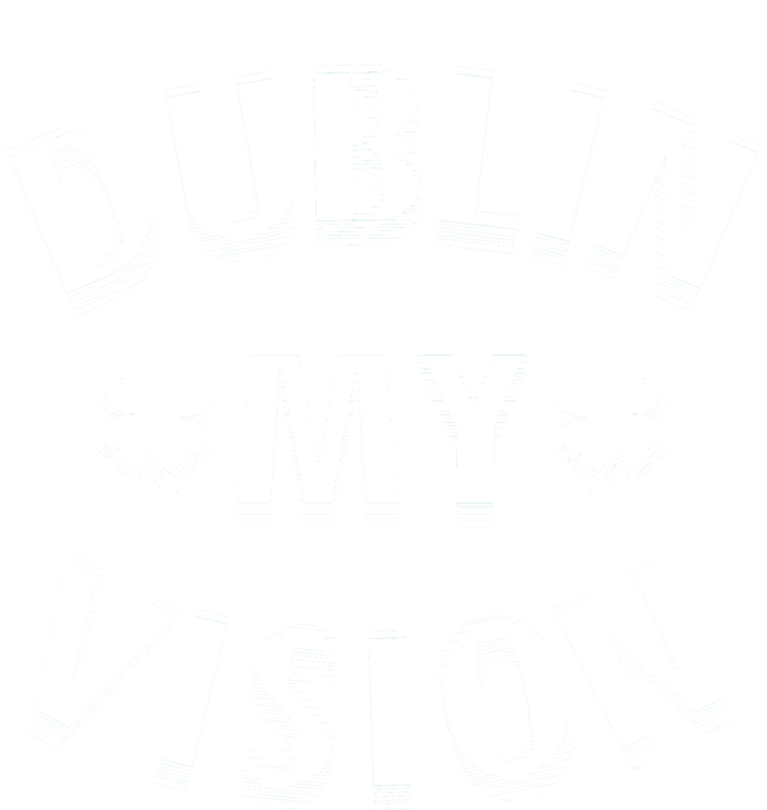 Dublin My Vision Drunk Clover St. Patrick's Day Drinking Long Sleeve Pajama Set